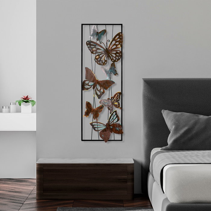 Wallity Kelebek 3 Escultura de Pared Multicolor